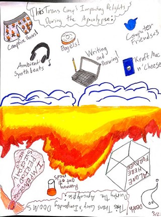transness + anxiety + apocalypse = me (a charity zine) Image