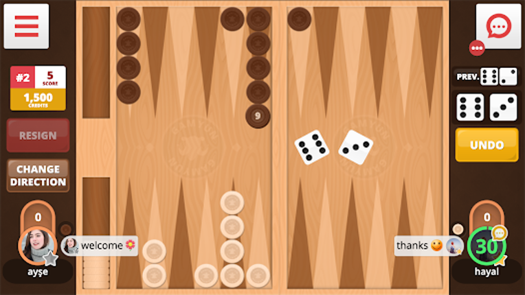Backgammon Online Image