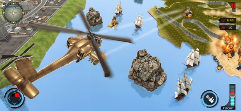 Gunship Robot Helicopter Fight screenshot