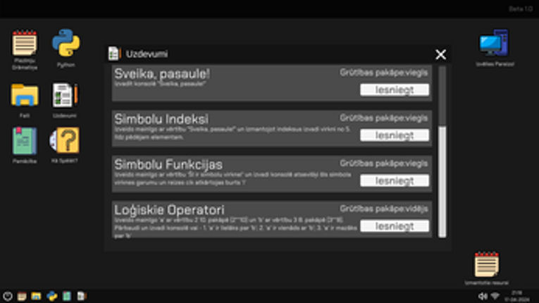 Iemācies Python! screenshot