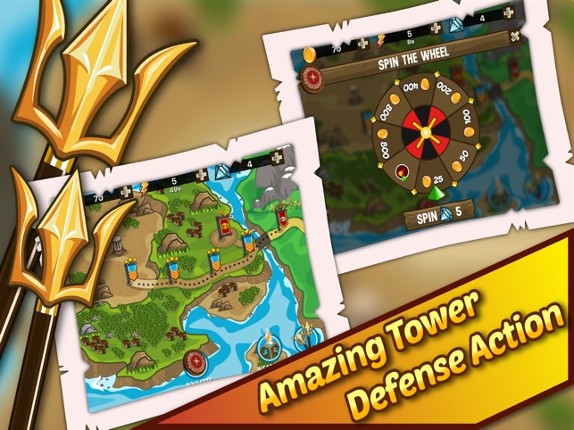 Olympus Defense TD. Fury Rome Gods Rising In Divine Dawn Strategy screenshot