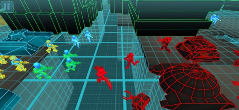 Stickman Simulator: Neon Tanks screenshot