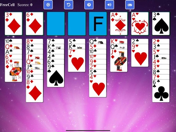 FreeCell Solitaire - screenshot