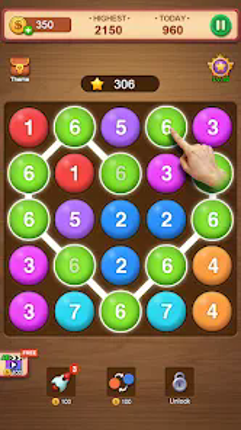 Number Puzzle - bubble match screenshot