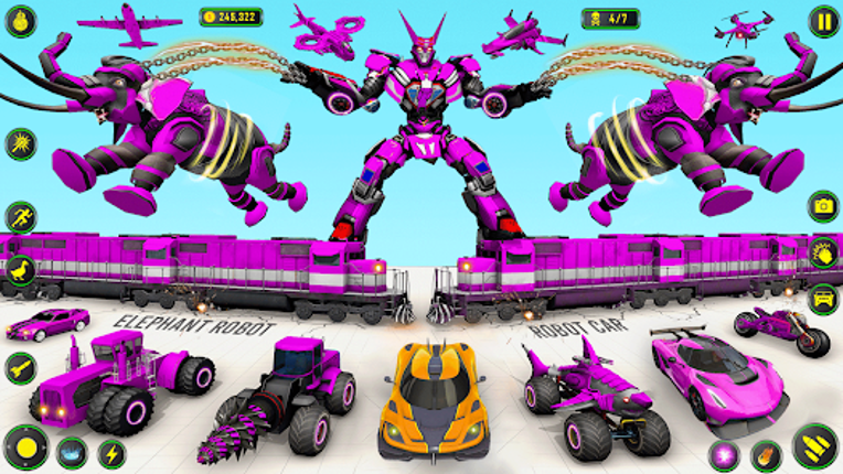 Elephant Robot Car Game 2025 Image