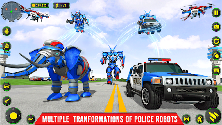 Elephant Robot Car Game 2025 screenshot