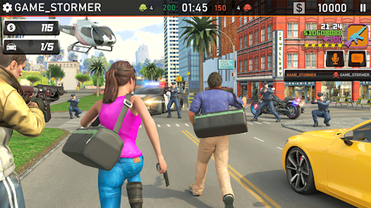 Bike Chase 3D Police Car Games screenshot