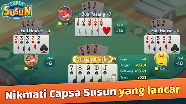 Capsa Susun ZingPlay Kartu screenshot