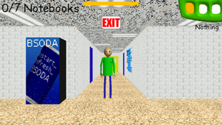Baldi's Basics But Anyone Can Walk Throught Wall screenshot
