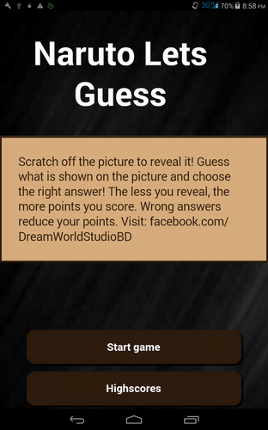 Naruto: Lets Guess screenshot