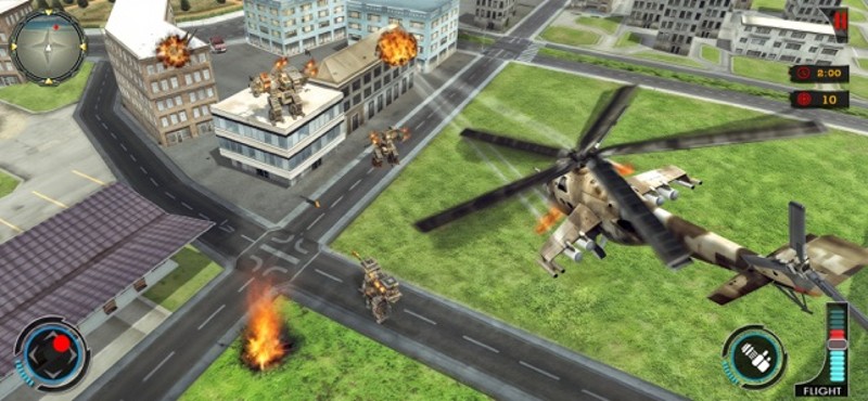 Gunship Robot Helicopter Fight screenshot