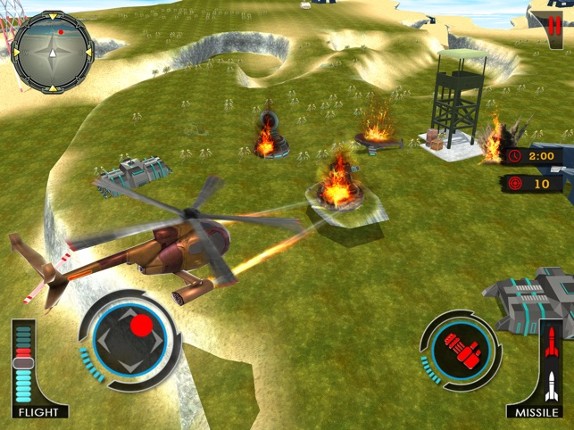 Gunship Robot Helicopter Fight screenshot