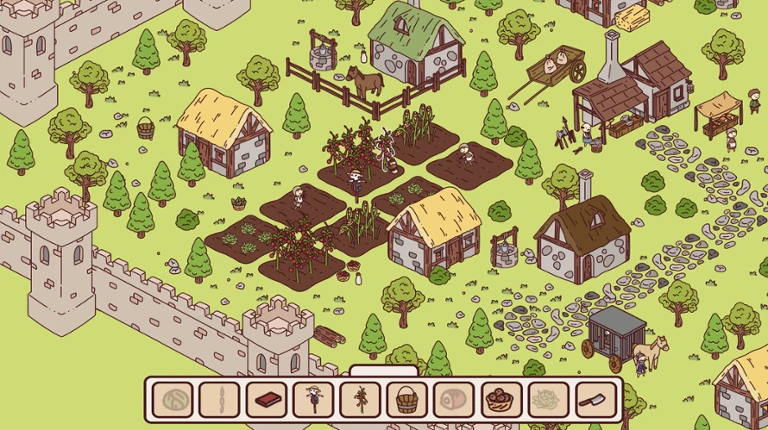 Hidden Doodles: Medieval Town screenshot