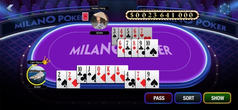 Milano Poker: Tien Len &amp; Ta La screenshot