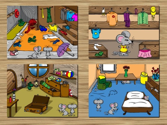 Mouse Tales - game story book for kids screenshot