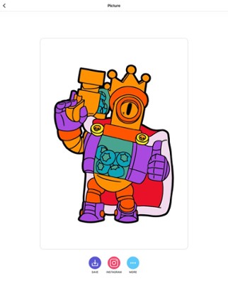 Starz - Brawl Stars Coloring screenshot