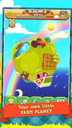 Tiny Farm Planet - Idle Clicker Game Image