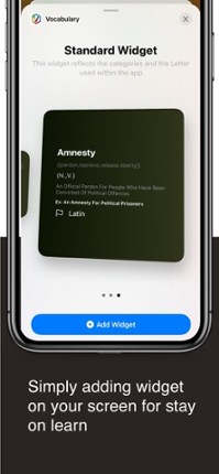 Vocabulary Builder daily words screenshot