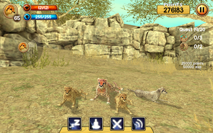 Wild Cheetah Sim 3D Image