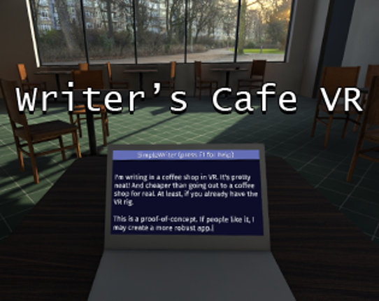 Writer's Cafe VR Image