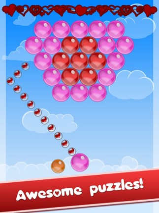 Bubble Shooter Love Valentine - A deluxe match 3 puzzle special for Valentine's day screenshot