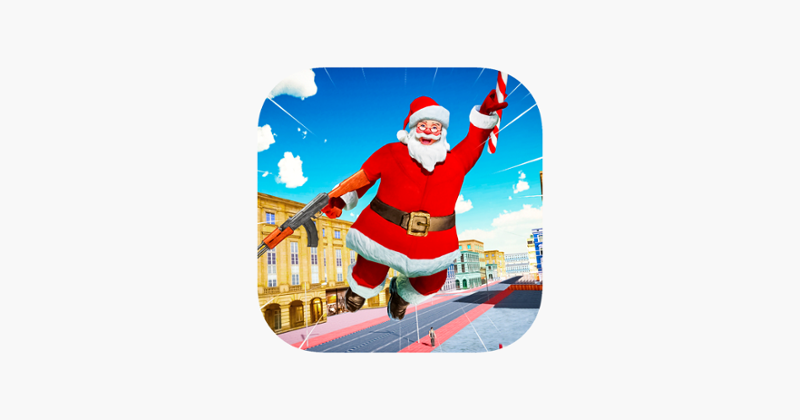 Christmas Santa Rope Hero Game Image