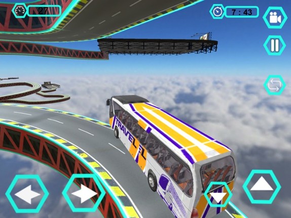 Dangerous Driving On Sky screenshot