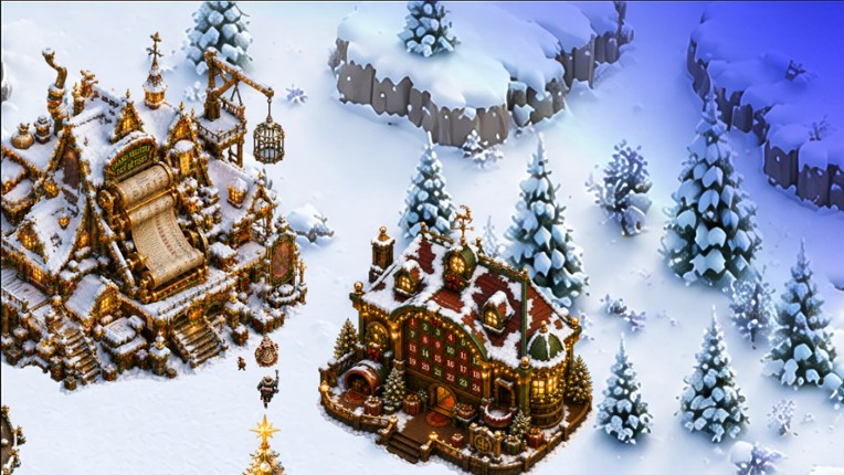 Frozen Christmas Magic: Santa’s Hidden Village Image