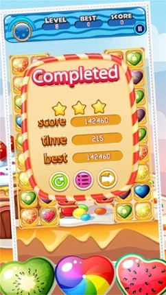 Fruit Heart Sweet Charm Heroes 3 Match Valentine Day Image