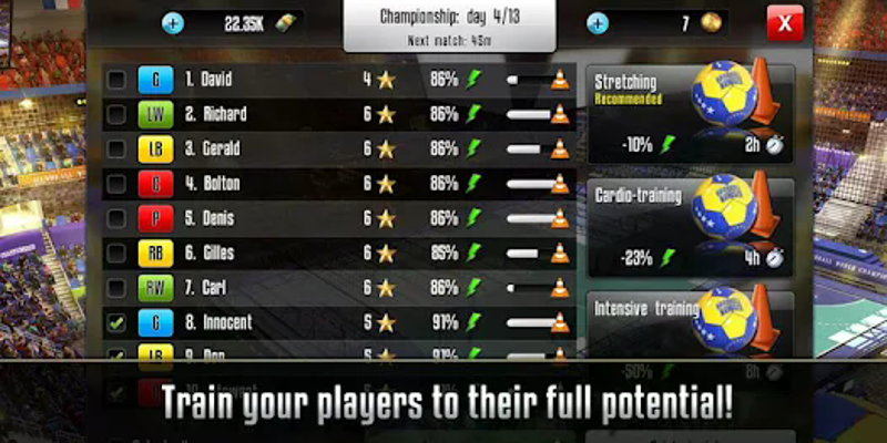 Handball Manager screenshot