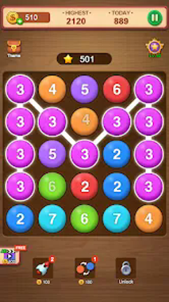 Number Puzzle - bubble match Image