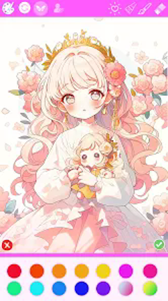 Coloring Book: Draw Princess Image