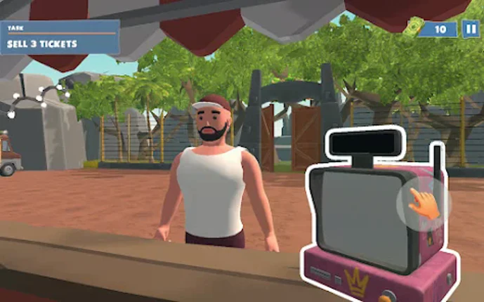 Dino Park Game: Safe Dinosaurs Image