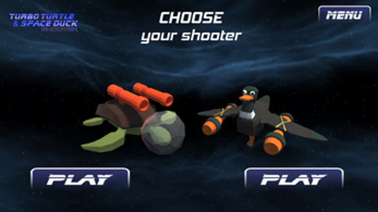 Turbo Turtle & Space Duck Shooter screenshot