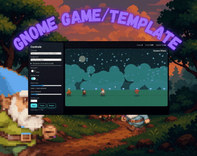 Games like Gnome Slider Game Template With Sprite Assets