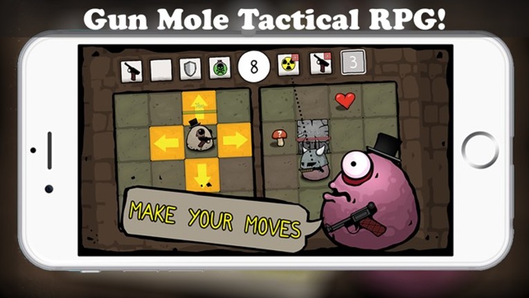 Gun Mole Tactical RPG - Multiplayer Turn Based Shooting Games with Killing Strategy screenshot
