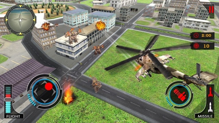 Gunship Robot Helicopter Fight screenshot