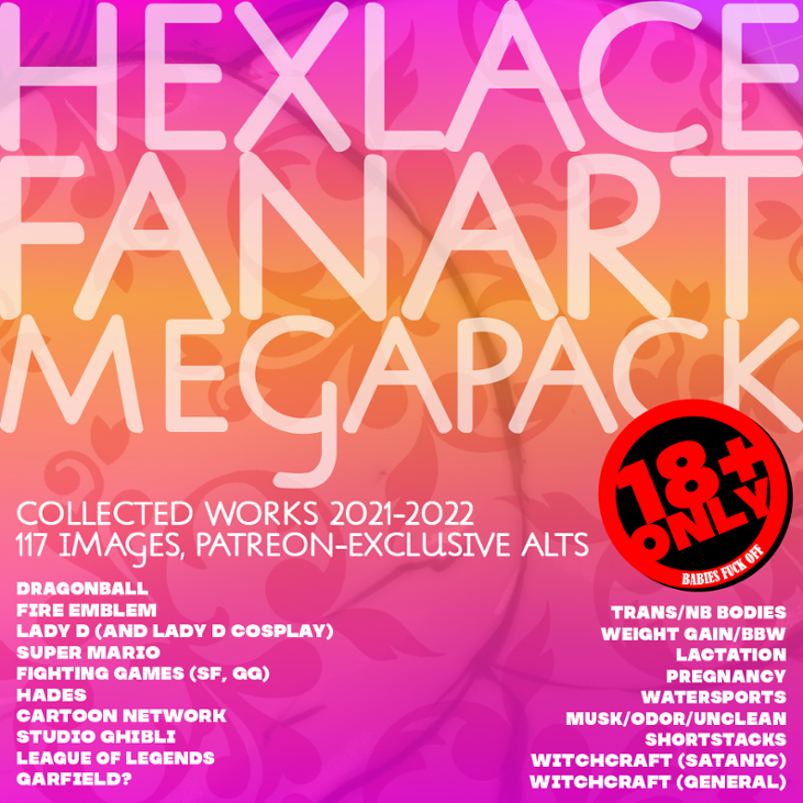 Games like Hexlace fanart megapack