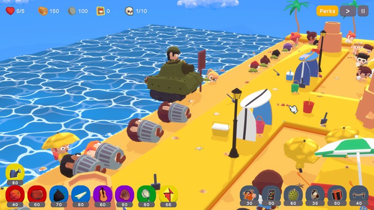 Kooky Kids Fort Defense screenshot