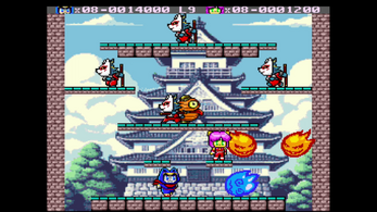 The Nyanja! 2P DEMO! (PC Engine/TG16 SCD) Image