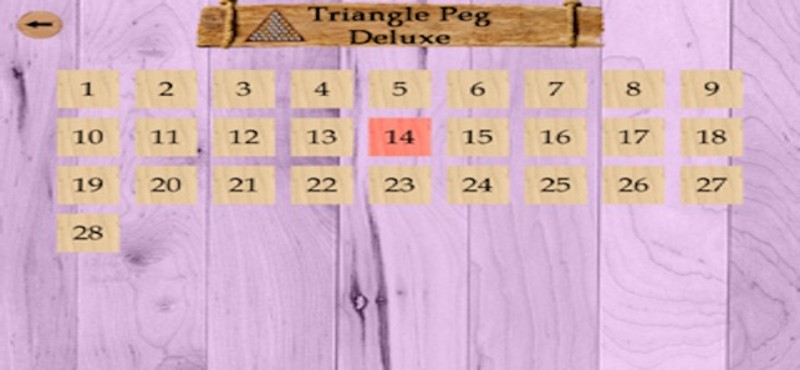 Triangle Peg Deluxe screenshot