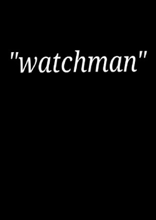 "watchman" (interactive poetry zine) Image