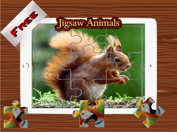 Animals Photo Jigsaw Puzzle - Magic Amazing HD Puzzle for Kids and Toddler Learning Games Free screenshot