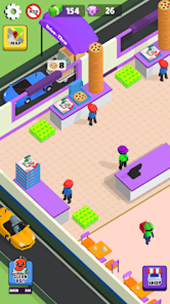 Idle Pizza Shop Tycoon Game screenshot