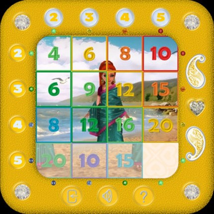 15 puzzle with Eva screenshot