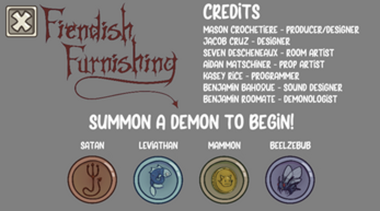 Fiendish Furnishing screenshot