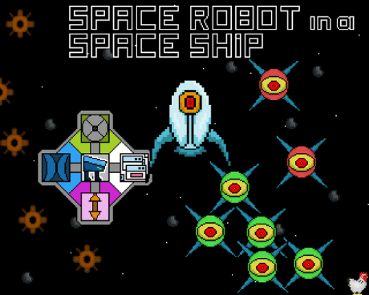 Space Robot on a Space Ship Game Cover