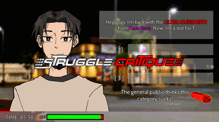 Struggle Critique Game Cover