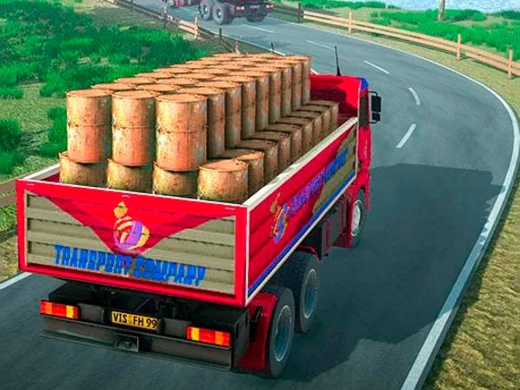 Indian Truck Driver Cargo Duty Delivery Image