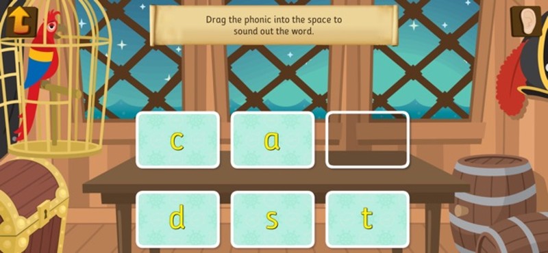 Pirate Phonics 1: Fun Learning screenshot